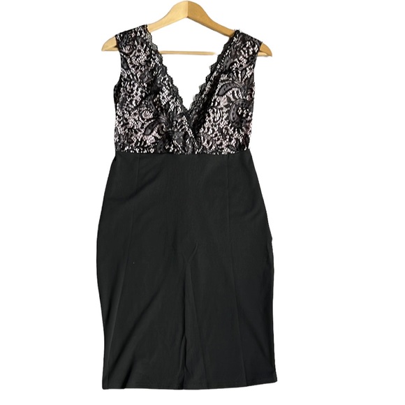 CBR Black Lace Lined Bodycon Dress New Size Small - Picture 2 of 8